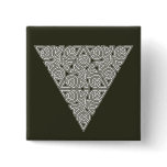 Whitework Triangle Knot Square Button