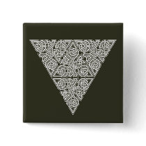 Whitework Triangle Knot Square Button buttons
