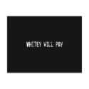 Whitey will pay postcards
