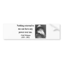 Whitman Quote 10b Bumper Stickers