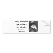 Whitman Quote 11b Bumper Stickers