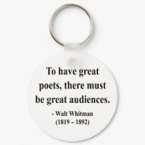 Whitman Quote 12a keychains