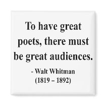 Whitman Quote 12a magnets