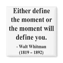 Whitman Quote 2a Fridge Magnet