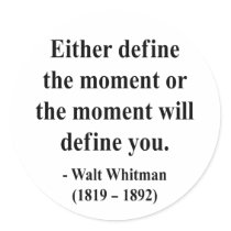 Whitman Quote 2a Stickers
