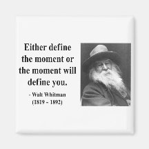 Whitman Quote 2b Refrigerator Magnets