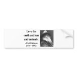 Whitman Quote 4b Bumper Sticker