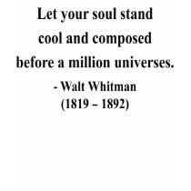 Whitman Quote 5a t-shirts by brainburst Whitman Quote 5a t-shirts
