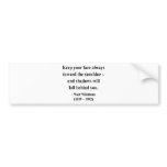 Whitman Quote 7a Bumper Sticker