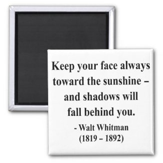 Whitman Quote 7a magnet
