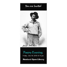 Whitman when Young Custom Invitations