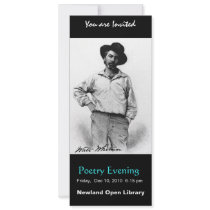 Whitman when Young Custom Invitations
