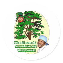 Who all seen da Leprechaun Sticker