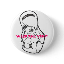 who are you? buttons by juiceboxofdeath who are you? buttons
