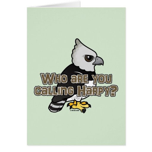 Who are you calling Harpy? Greeting Cards