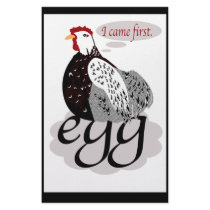 Who came first? chicken or egg? Answer here. Custom Stationery