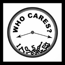 Who Cares Clock - Poster posters