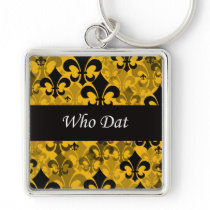 Who Dat DELUXE "Fleur de Lis" Key Chain