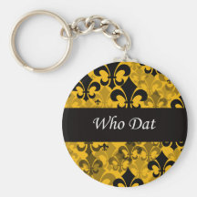 Who Dat "Fleur de Lis" Keychain