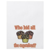 Who Hid the Cupcakes (camo) Personalized Flyer
