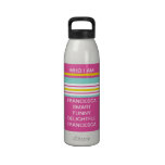 WHO I AM Custom Personality Profile Water Bottle