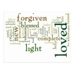 Who I am in Christ Light Colors Post Cards
