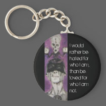 Who I am Skull Keychain keychains