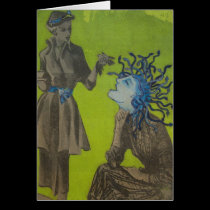 "Who invited her?" greeting card/invitation cards