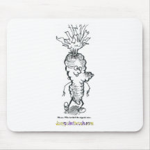 Who Invited The Organic One? Mouse Pads
