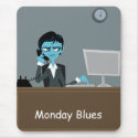 Who Is BlueGirl? mousepads by whoisbluegirl Who Is BlueGirl? mousepads