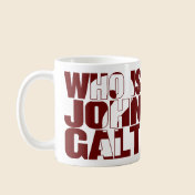 Who is John Galt? 11oz mug red