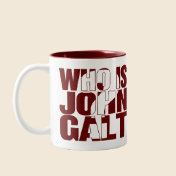 Who is John Galt? 11oz mug red