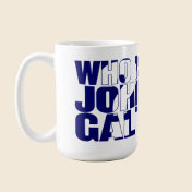Who is John Galt? 15oz mug blue
