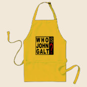 Who Is John Galt? apron