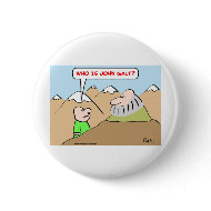 who is john galt ayn rand objectivism button