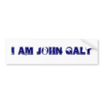 WHO IS JOHN GALT BUMPER STICKERS