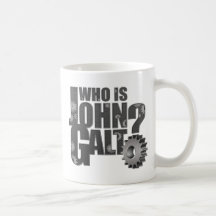 Who is John Galt? Gears Atlas Shrugged Mug