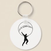 Who Is John Galt? keychain