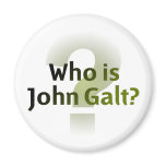 Who Is John Galt? Fridge Magnet