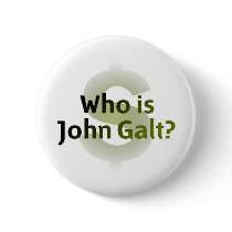 Who Is John Galt? Money Symbol buttons by PreciousDesigns Who Is John Galt? Money Symbol buttons