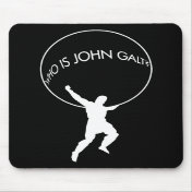 Who Is John Galt? mousepad