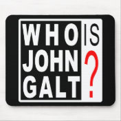 Who Is John Galt? mousepad