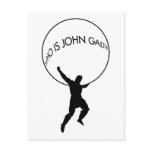 Who Is John Galt? postcard