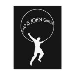 Who Is John Galt? postcard