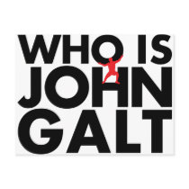 Who is John Galt Postcards