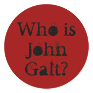 Who is John Galt? sticker