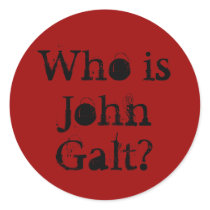 Who is John Galt? stickers by winoiknow Who is John Galt? stickers