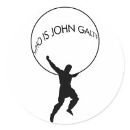 Who Is John Galt? sticker sticker