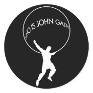 Who Is John Galt? sticker sticker