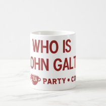Who is John Galt Tea Party Mug mugs